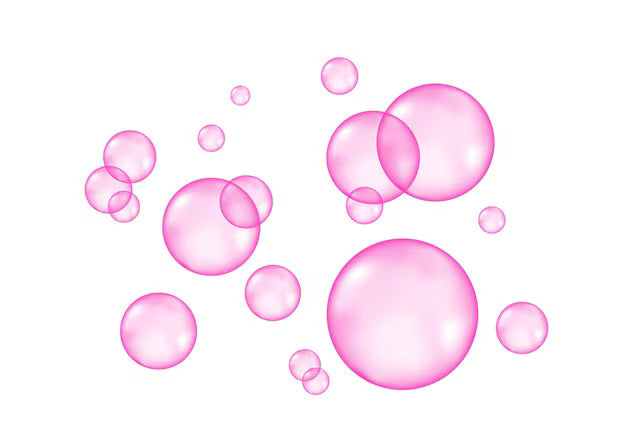 pink bubbles png